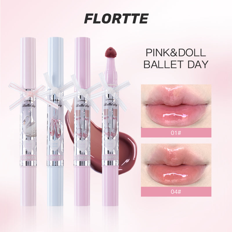【Neu】 Filmbildender Lipgloss der Small Bowknot-Serie