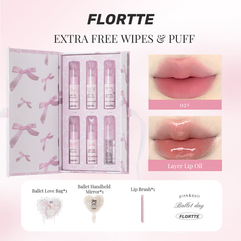 Small Bowknot Series Film-Forming Lip Cream Gift Set