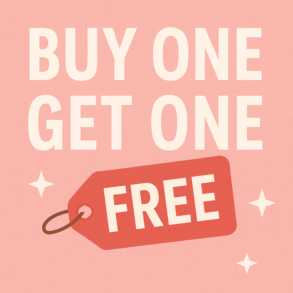 Collection of BOGO in a gallery layout