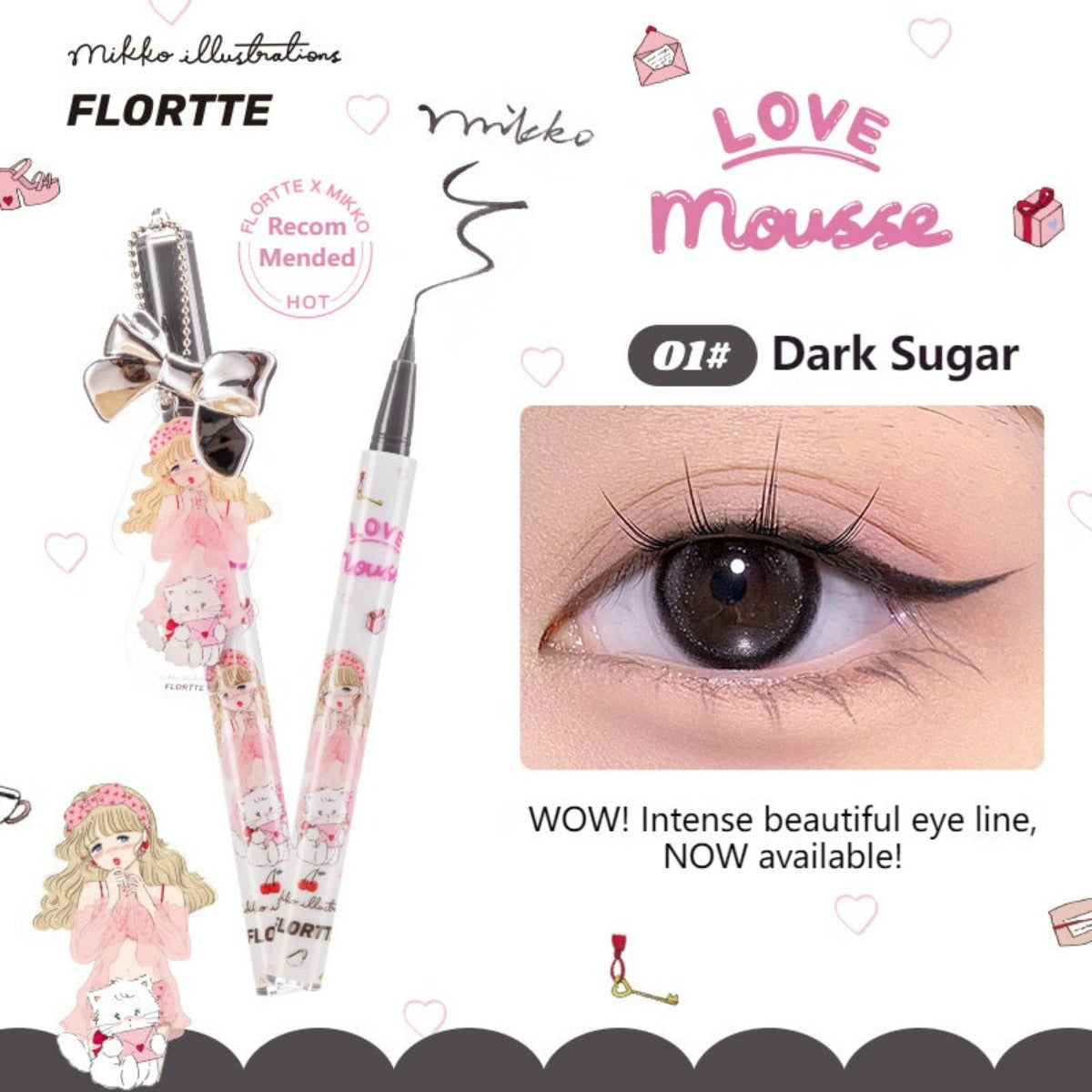 Collection of Mikko Wink Wink Liquid Eyeliner in a gallery layout