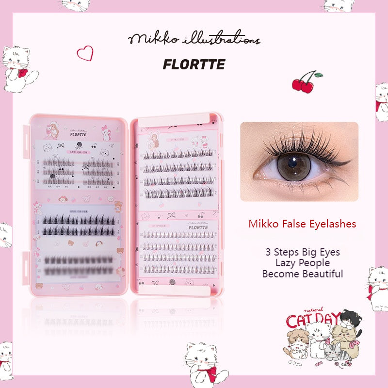 Künstliche Wimpern von Mikko (5 Arten, 242 Stück & kostenlose Wimp –  FLORTTE