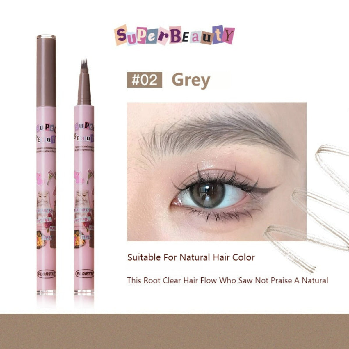 Collection of I Am Super Beauty Liquid Eyebrow Pen in a gallery layout