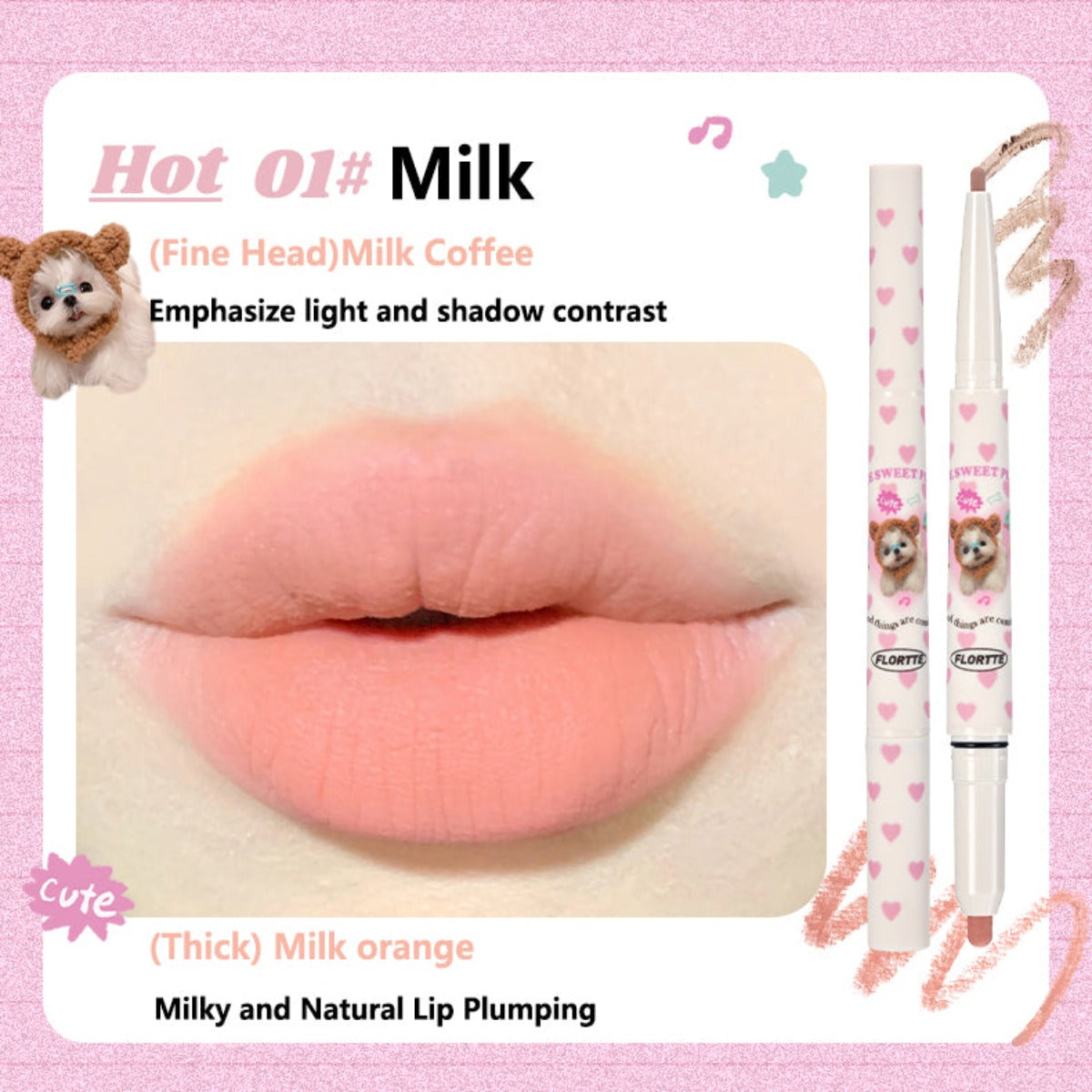 Collection of I Am Super Beauty Double Headed Lip Liner in a gallery layout