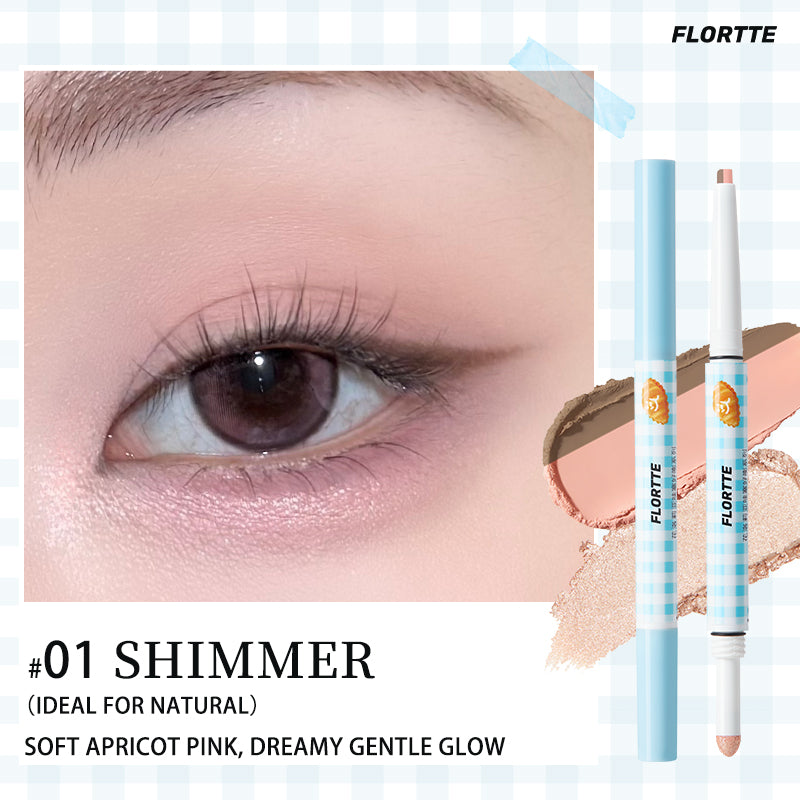 FLORTTE "Wow, That's Intense!" Series Double-Ended Under-Eye Aegyosal Highlighter Pen
