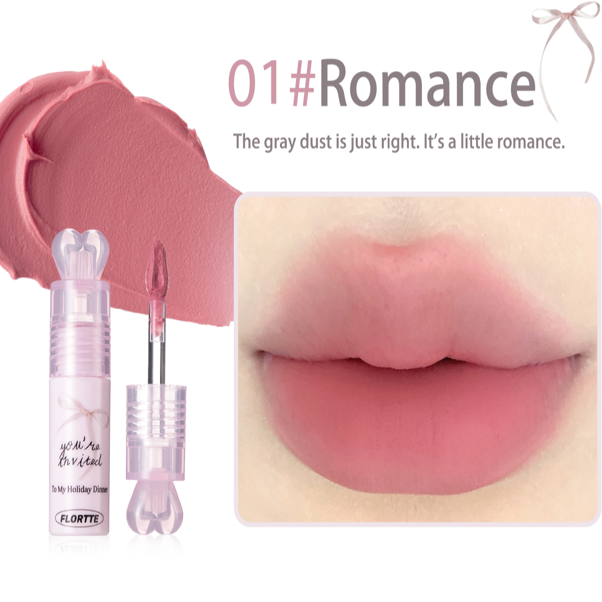 【Neu】 Filmbildende Lippencreme der Small Bowknot-Serie