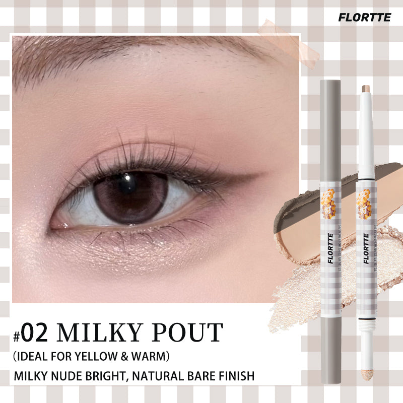 Collection of FLORTTE "Wow, That's Intense!" Series Double-Ended Under-Eye Aegyosal Highlighter Pen in a gallery layout