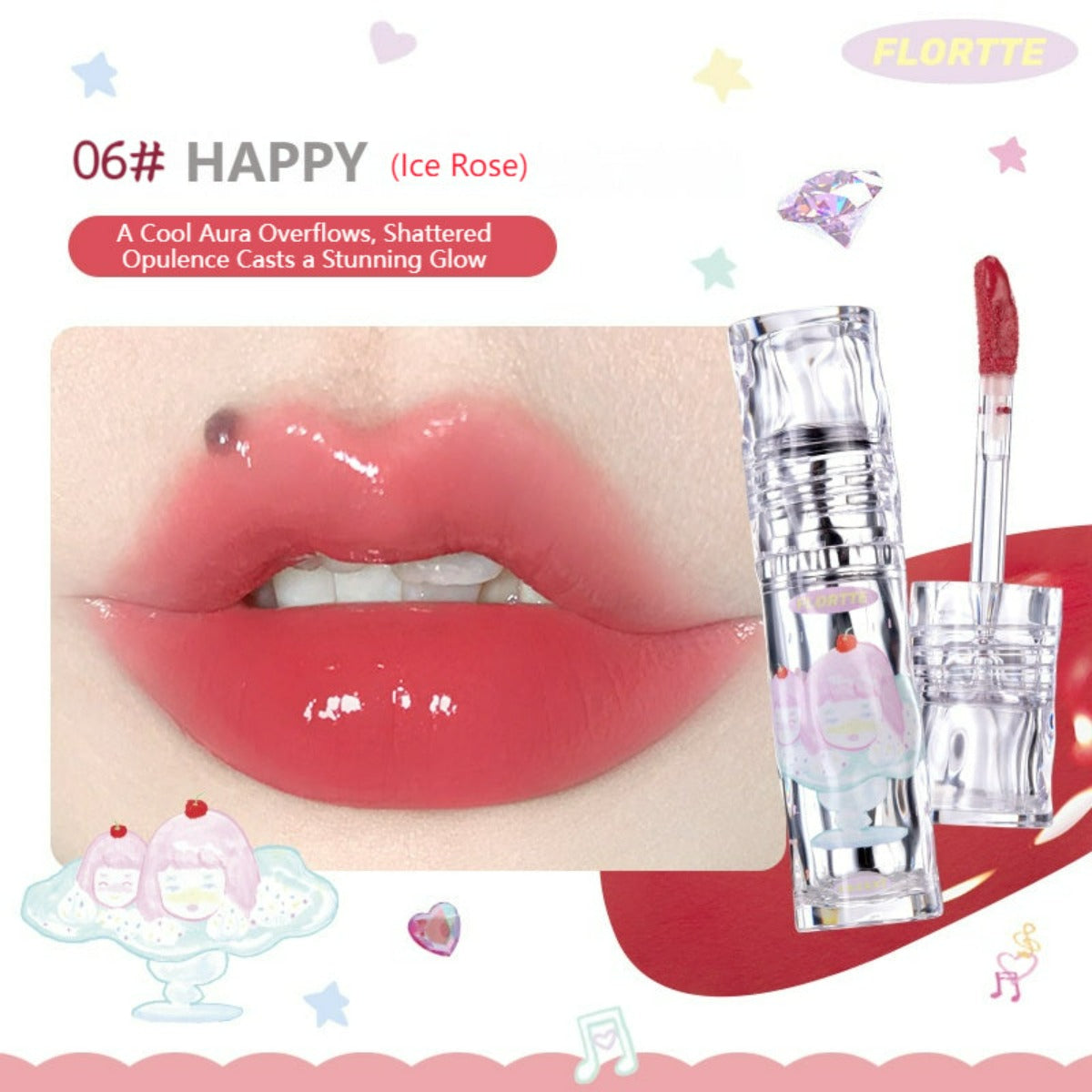 Collection of Girl's World Antihaft-Lippenlack-Geschenkset im Cup in a gallery layout