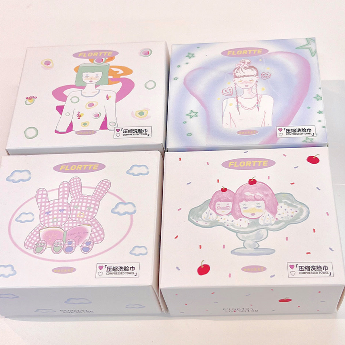 Collection of Wackky Girl's World Kompressionswaschtuch in a gallery layout