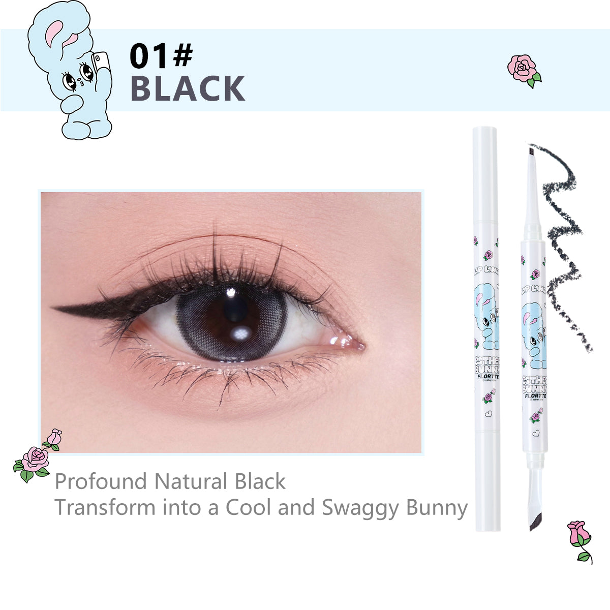 Collection of Esther Bunny Double-Ended Eyeliner in a gallery layout