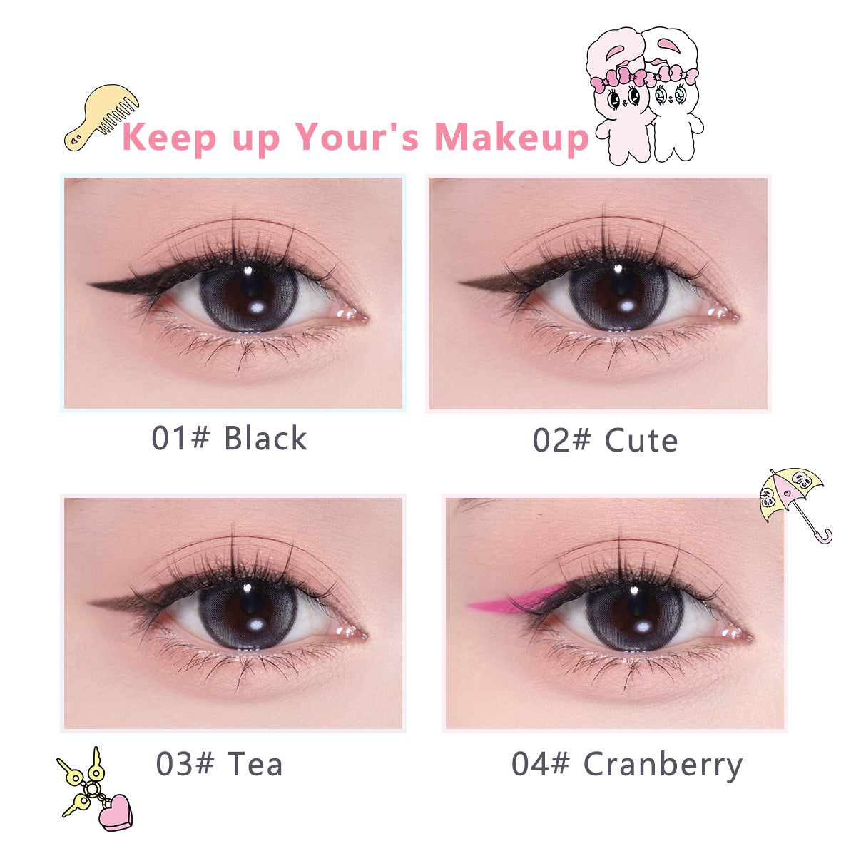 Collection of Esther Bunny Double-Ended Eyeliner in a gallery layout