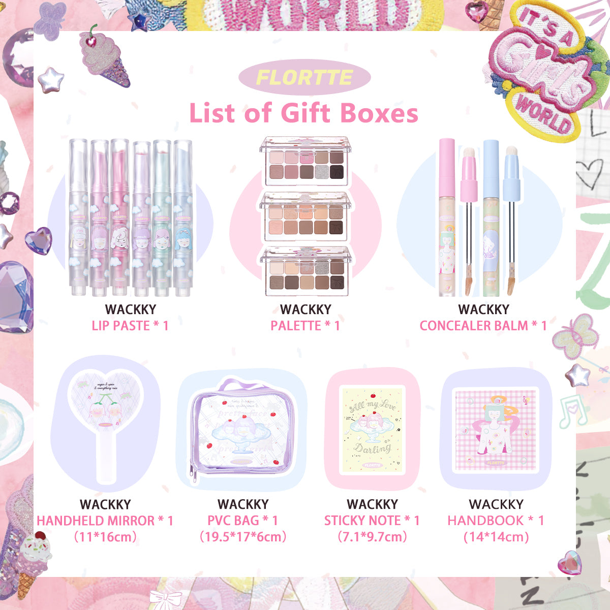 Wackky Mini Makeup Gift Set