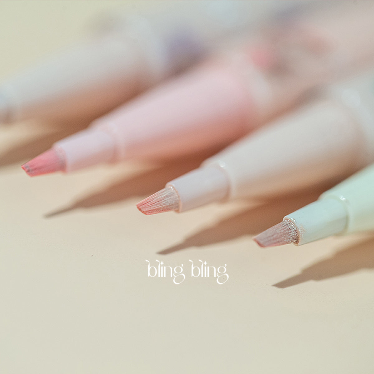 Collection of Chu Chu Mark Eye Bags Silkworm Pen in a gallery layout