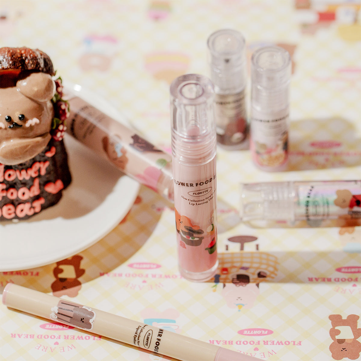 Collection of Flower Food Bear Lip Cream in a gallery layout