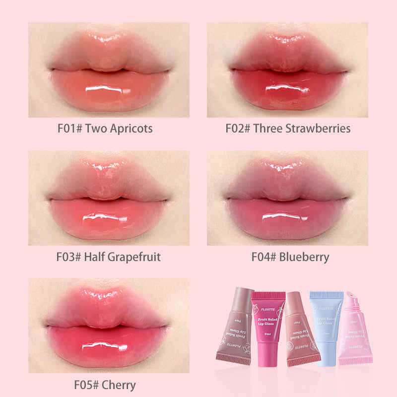 Collection of [NEW] Fruit Salad Series Tube Lip Gloss in a gallery layout