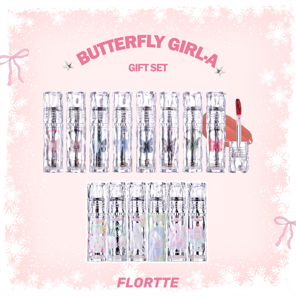 Collection of Flortte Xmas & NYE Makeup Gift Set in a gallery layout