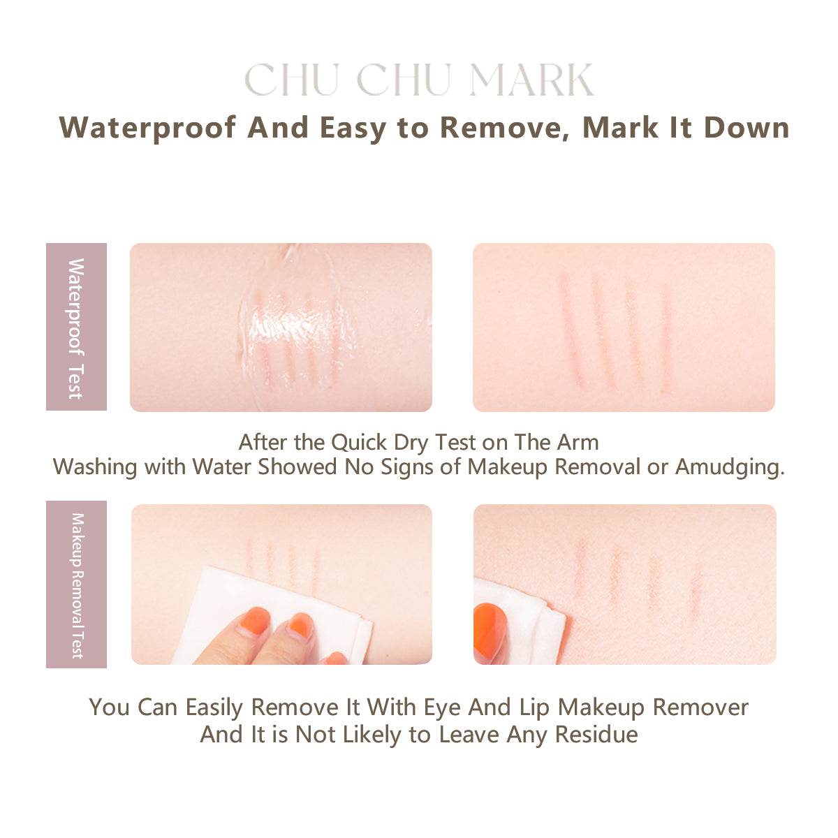 Collection of Chu Chu Mark Eye Bags Silkworm Pen in a gallery layout