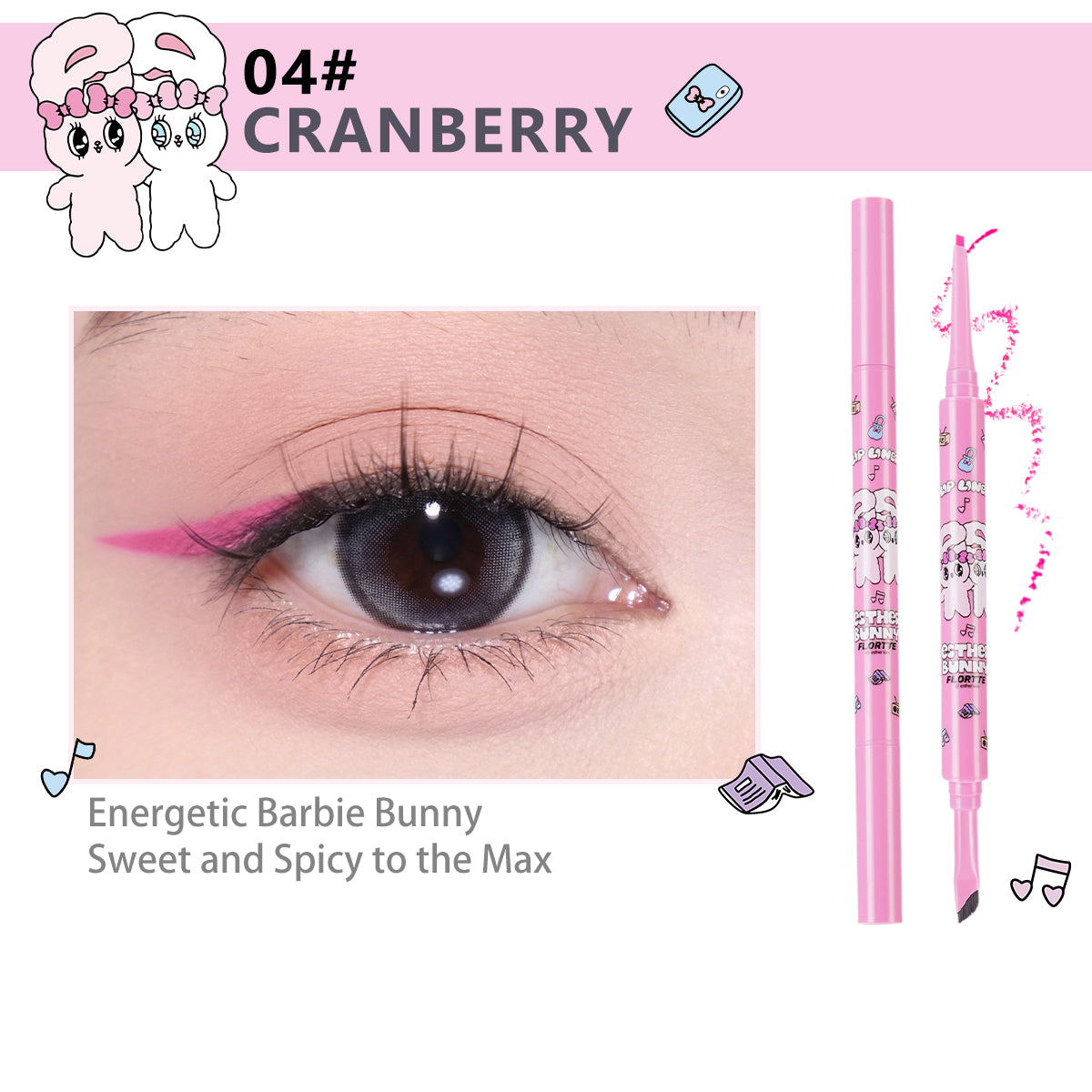 Collection of Esther Bunny Double-Ended Eyeliner in a gallery layout