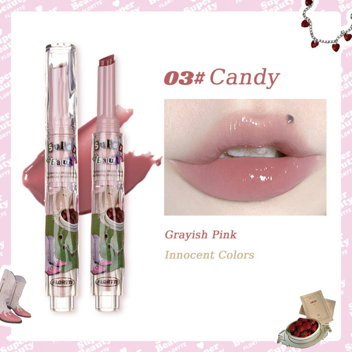 I Am Super Beauty Jelly Heart Lippenstift