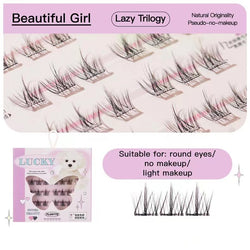 Collection of Super Beauty Series Adhesive-Free False Eyelashes（Free Eyelash Tweezers） in a gallery layout