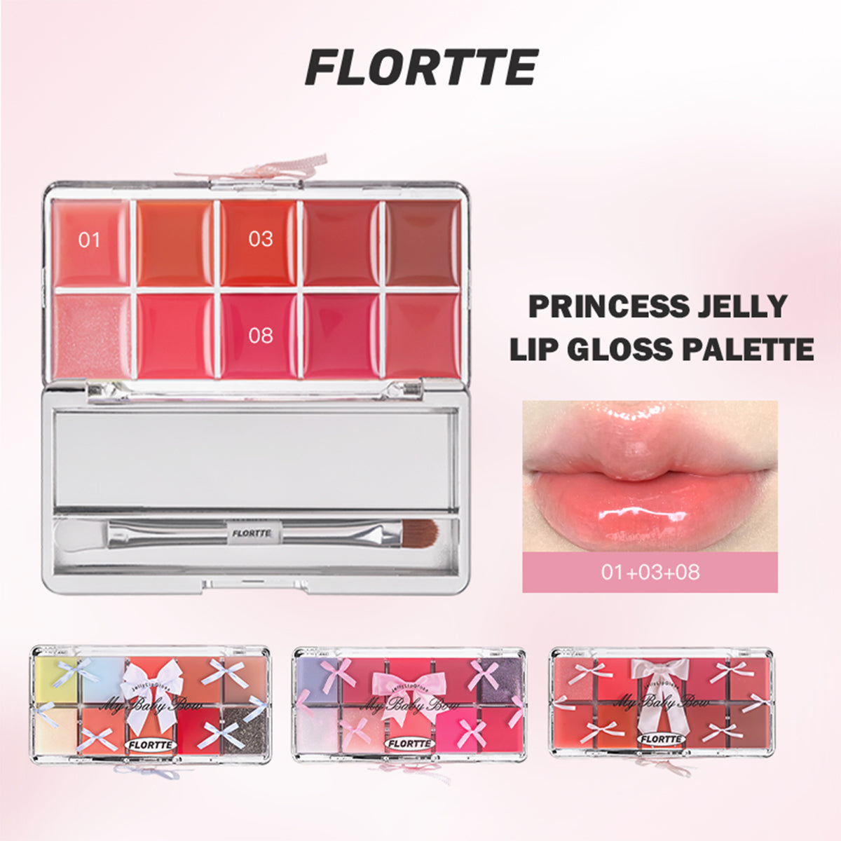 Peng Peng Princess Jelly Lipgloss-Palette