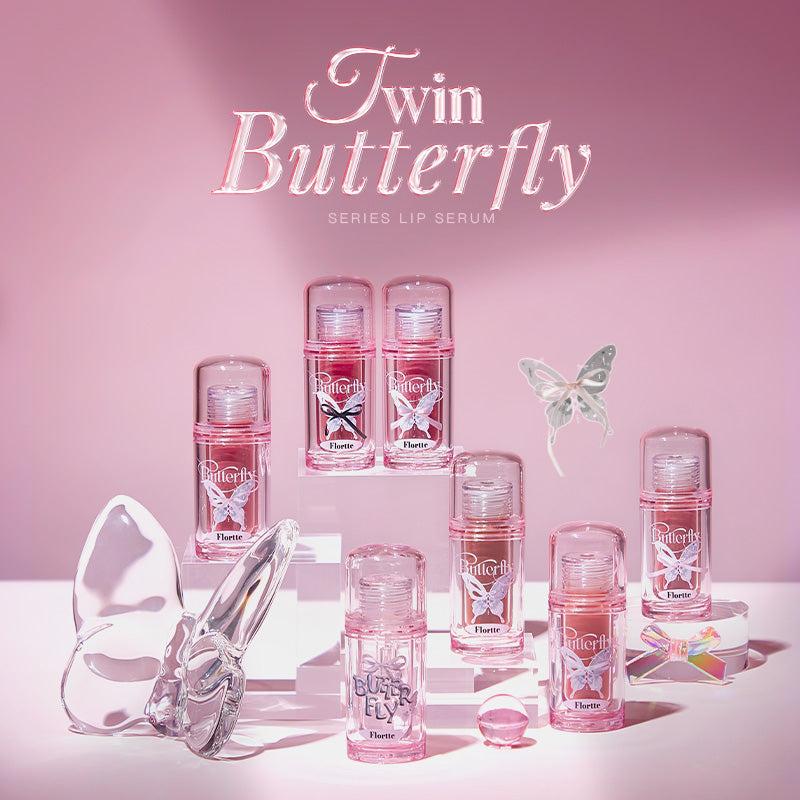 Twin Butterfly Series Lip Serum(Pink)