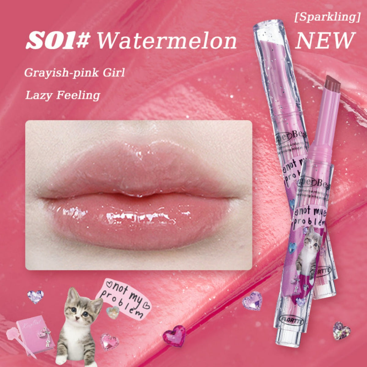 I Am Super Beauty Jelly Heart Lippenstift