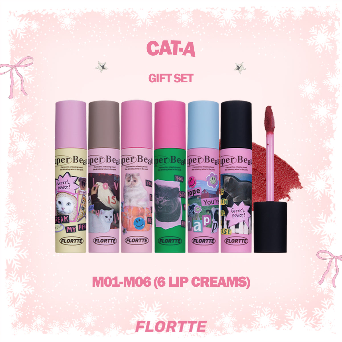 Collection of Flortte Xmas & NYE Makeup Gift Set in a gallery layout