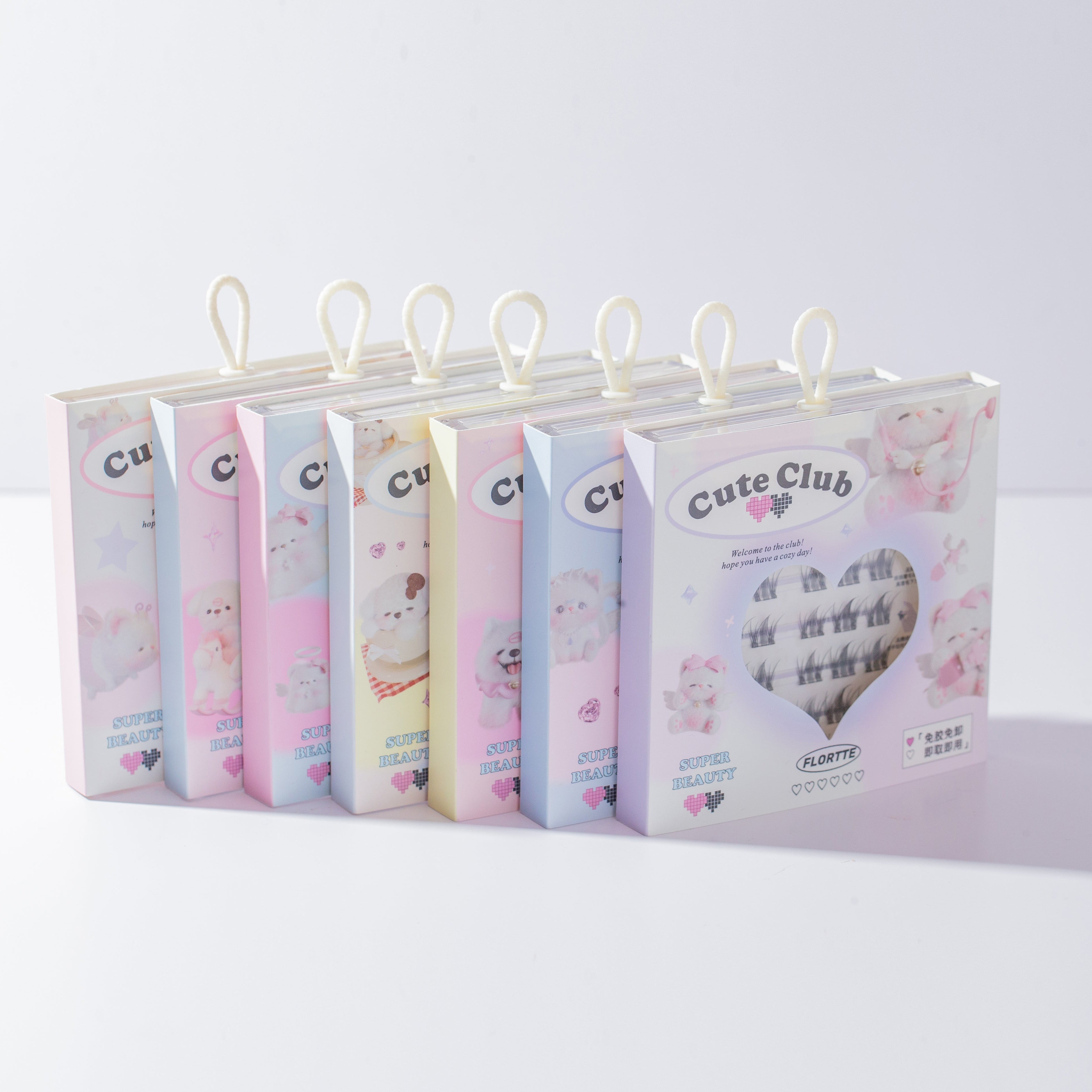 Collection of I Am Super Beauty Glue-Free False Lashes in a gallery layout