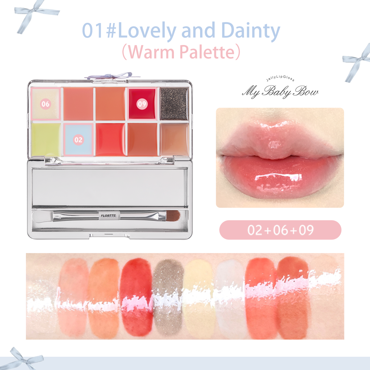 Collection of Peng Peng Princess Jelly Lipgloss-Palette in a gallery layout