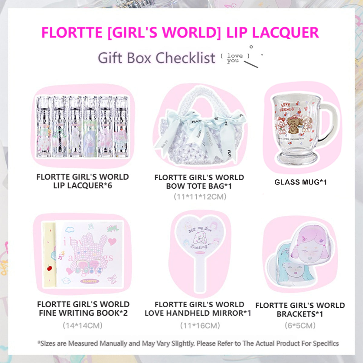 Collection of Girl's World Non-Stick Cup Lip Lacquer in a gallery layout