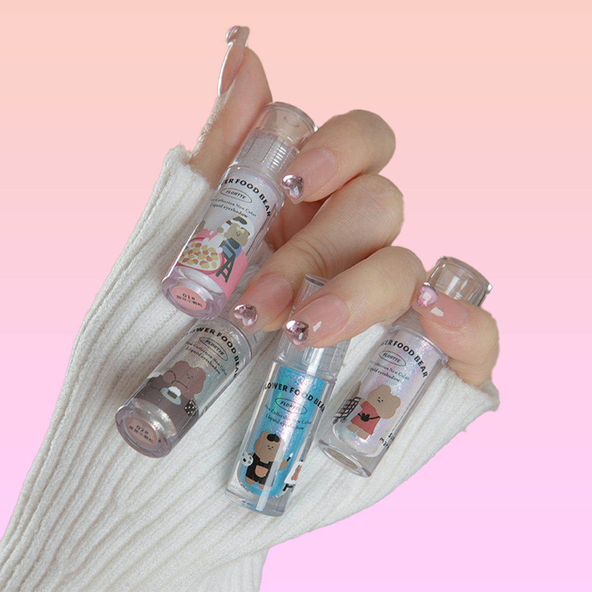 Collection of フラワーフードベア リキッドアイシャドウ in a gallery layout